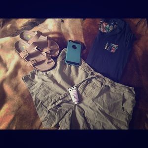 Women shorts with tie